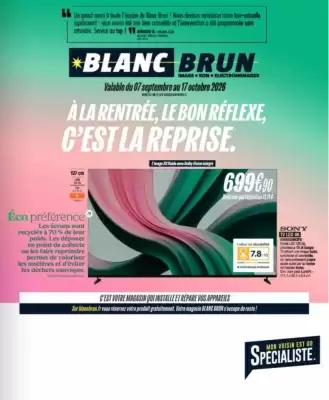 Blanc Brun (valable jusqu'au 17-10)