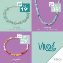 Catalogue Trésor Bijoux page 1: Bracelet €39,00, Collier €39,00