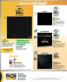 Catalogue Proxi Confort page 6: Electrolux FOUR ENCASTRABLE €449,90, Electrolux TABLE INDUCTION €369,90