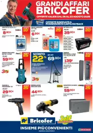 Volantino Self Pagina 3: BATTERIA AUTO imola €39,90, IDROPULITRICE DORA BALTEA 110 BAR €59,90
