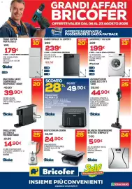 Volantino Self Pagina 7: FRIGO DOPPIA PORTA 208 LT Blake €179,00, LAVATRICE 7 KG SLIM SEKOM €199,00
