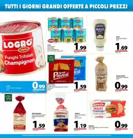 Volantino A&O Pagina 10: Gran Pavesi Cracker salato €1,59, Morato American Sandwich bianco €1,19