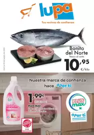 Catálogo Supermercados Lupa Página 1: Bonito del Norte €10,95, PLUS MAX Detergente prendas delicadas €1,99