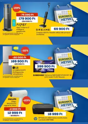 Euronics akciós újság (érvényes eddig: 12-08)