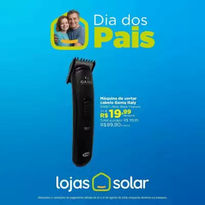 Lojas Solar (válido até 31-08)