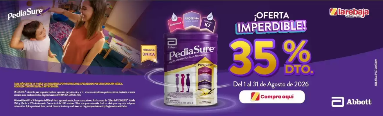 La Rebaja (válido hasta 31-08)