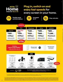 MTN catalogue Page 12: Xbox Series S 512GB €449,00, Huawei Wi-Fi Mesh 3 Pack €149,00