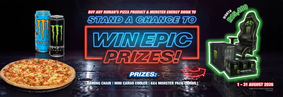 Roman's Pizza (valid until 31-08)