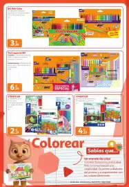 Folleto Alcampo Página 12: BIC Kids Color €3,89, BIC Pack especial €6,99