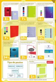 Folleto Alcampo Página 15: MIMBEK Agenda escolar 2026/27 €3,79, CENTAURO Carpeta €7,59