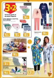 Folleto Alcampo Página 24: Pijama licencias €9,99, 3 bragas €3,99
