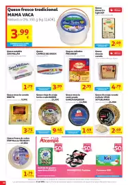 Folleto Alcampo Página 32: MAMA VACA Queso fresco tradicional €3,99, Queso Havarti o Light IGP €2,49