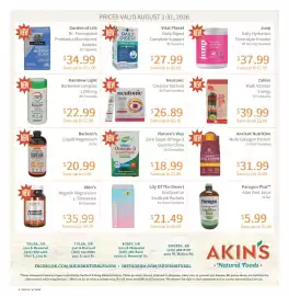 Akin's Natural Foods weekly ad Page 8