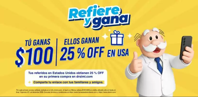 Farmacias Similares (válido hasta 2-01)