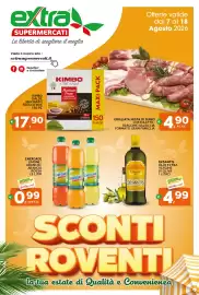 Volantino Extra Supermercati Pagina 1: GRIGLIATA MISTA DI SUINO €4,90, Energade limone/ arancia/ arancia rossa €0,99
