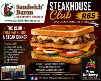 Sandwich Baron catalogue Page 1