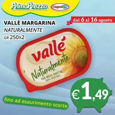 Primo Prezzo (valido fino al 16-08)