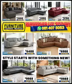 Furniture Liquidation Warehouse catalogue Page 2: Universal Corner Suite €5.788,00, Norway Corner Suite €3.988,00