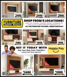 Furniture Liquidation Warehouse catalogue Page 5: Mila Wall Unit €3.288,00, Montreal Wall Unit €2.888,00