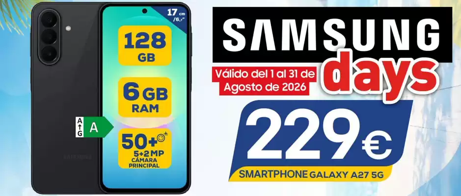 Tiendas Electrón (válido hasta el 31-08)