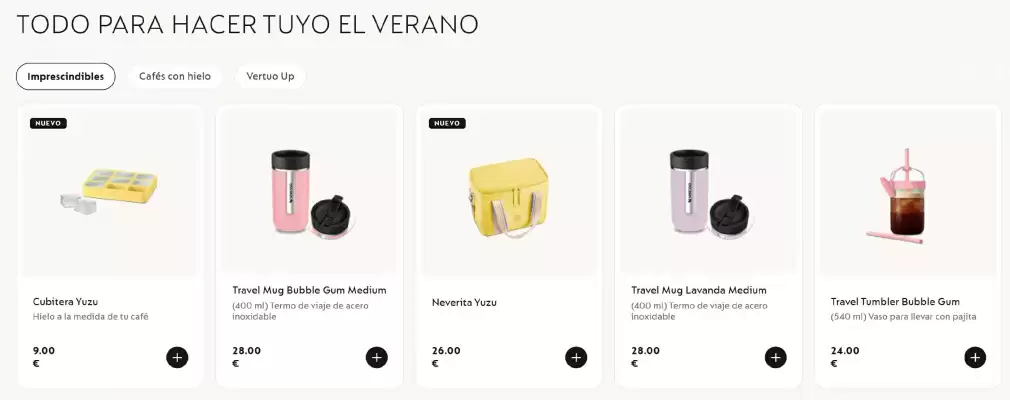 Folleto Nespresso (válido hasta el 12-08)