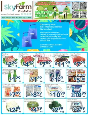 SkyFarm Food Mart (valid until 13-08)