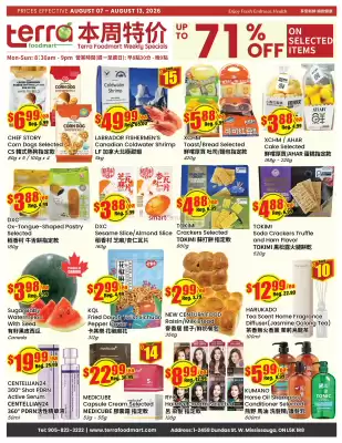 Terra Foodmart (valid until 13-08)