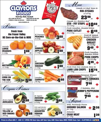 Claytons Heritage Market (valid until 13-08)