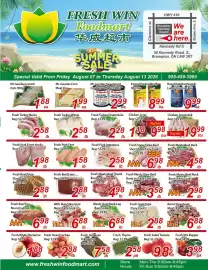 Fresh Win Foodmart flyer week 32 Page 1