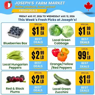 Joseph's Farm Market flyer (valid until 12-08)