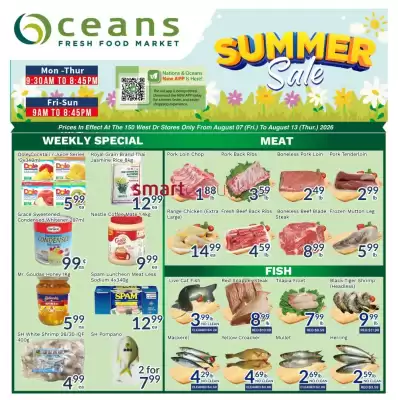 Oceans Fresh Food Market flyer