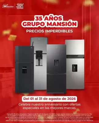 Catálogo Mansión Electrodomésticos (válido hasta 31-08)