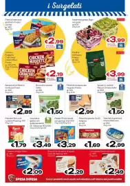 Volantino MAX Supermercati Pagina 11: Bastoncini di filetti di merluzzo Frosta €2,89, Broccoli a rosette Selex €1,50