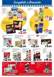 Volantino MAX Supermercati Pagina 12: Ghiaccioli alla fragola Selex €1,49, Mini coni assortiti Selex €3,29