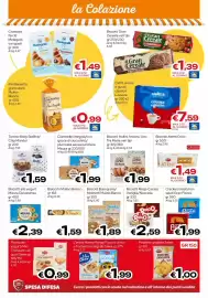 Volantino MAX Supermercati Pagina 8: Cereali Honey Rings/Fiocchi di riso e frumento integrale Selex €1,99
