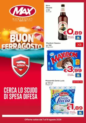 MAX (valido fino al 19-08)