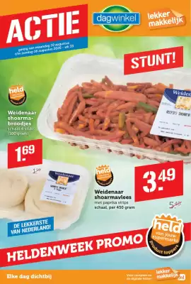 Dagwinkel (geldig t/m 16-08)