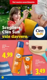 Volantino Lidl | Offerte Speciali Pagina 2: Cien SUN Spray solare sport €4,99
