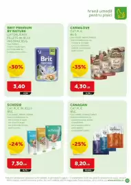 Magazine Animax Pagină 12: Carnilove cat plic €4,30, Brit premium by nature cat delicate fillets in jelly pastrav €3,40