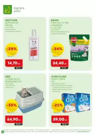 Magazine Animax Pagină 15: GEO litieră salto €64,90, Gottlieb şampon cat €14,70