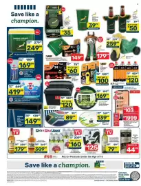 Pick n Pay catalogue Page 8: Durbanville Hills Assorted €79,99, BIC Springbok Limited Edition Tin €149,99
