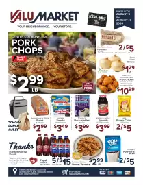 Valu Market weekly ad week 32 Page 1