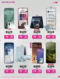 Vodacom catalogue Page 19: Moto ai edge 70 €399,00, OPPO A6 Pro 5G €499,00
