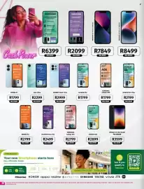 Vodacom catalogue Page 20: IPhone 13 128GB 5G €7.849,00, HUAWEI nova Y74S €2.999,00