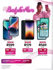 Vodacom catalogue Page 32: IPhone 13 128GB + iPhone 14 128GB 5G €599,00, SAMSUNG Galaxy A27 5G €569,00