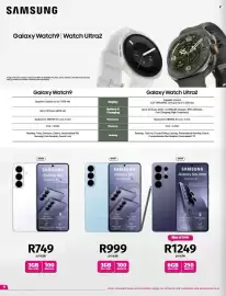 Vodacom catalogue Page 6: Samsung Galaxy S26 €749,00, SAMSUNG Galaxy S26 Ultra €1.249,00