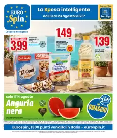 Volantino Eurospin Pagina 1: Collina d'Oro Olio di semi di girasole €1,39, Anguria nera