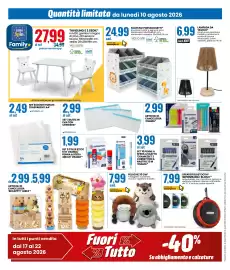 Volantino Eurospin Pagina 16: PELUCHE €7,99, LAMPADA DA TAVOLO* €6,99