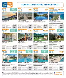 Volantino Eurospin Pagina 18: TERME LUIGIANE FORMULA ROULETTE €55,00, FUTURA CLUB ORIGINAL COLOSTRAI €1.135,00