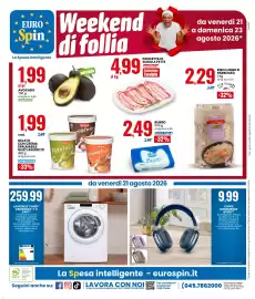 Volantino Eurospin Pagina 20: AVOCADO €1,99, Delizie Sole Riso Lungo B parboiled €2,29